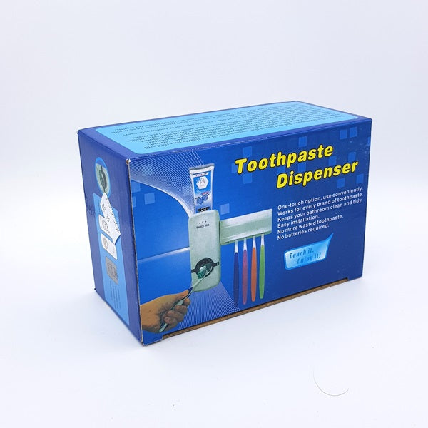 Toothpaste Dispenser With 5 Brush Holder