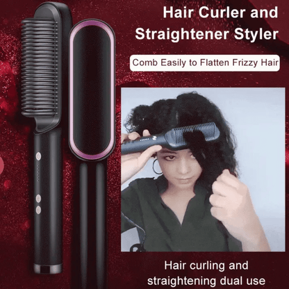 Electric Hair Straightening Brush
