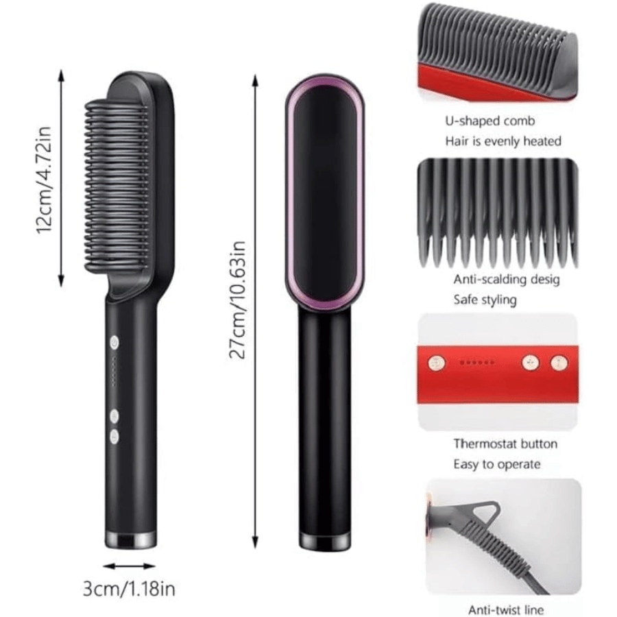 Electric Hair Straightening Brush