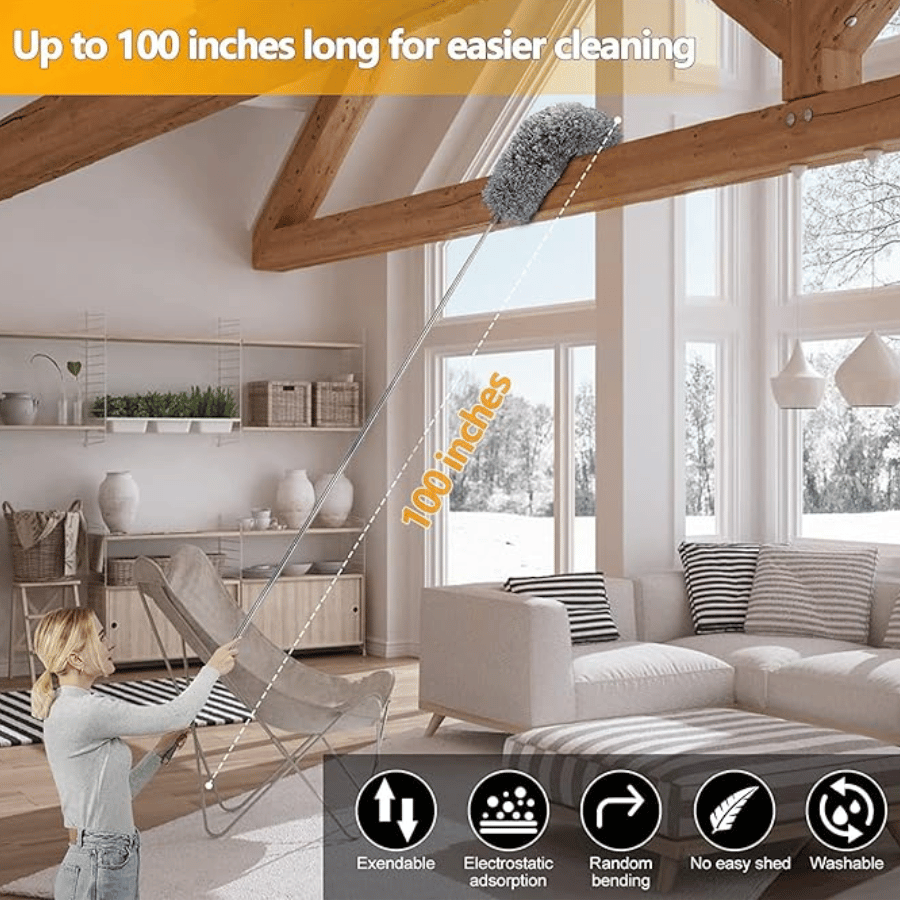 Extendable Telescope Microfiber Duster