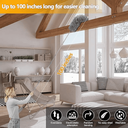 Extendable Telescope Microfiber Duster