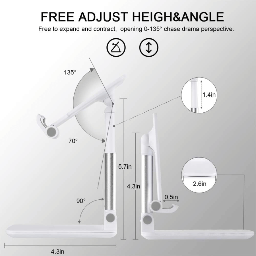 Adjustable Folding Mobile Tablet Stand Mobile Holder